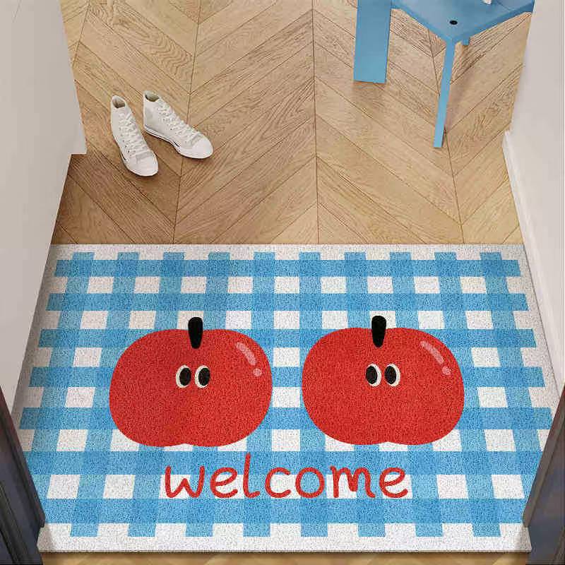 Rakuten - 玄関マット おしゃれ 屋内 風水 大判玄関マット 泥落とし カーペット 屋内 ドアマット おしゃれ 清新リーフ 泥落としマット 洗える 滑り止め オールシーズン適用 低反発 業務用 家庭用 オフィス用プレゼント
