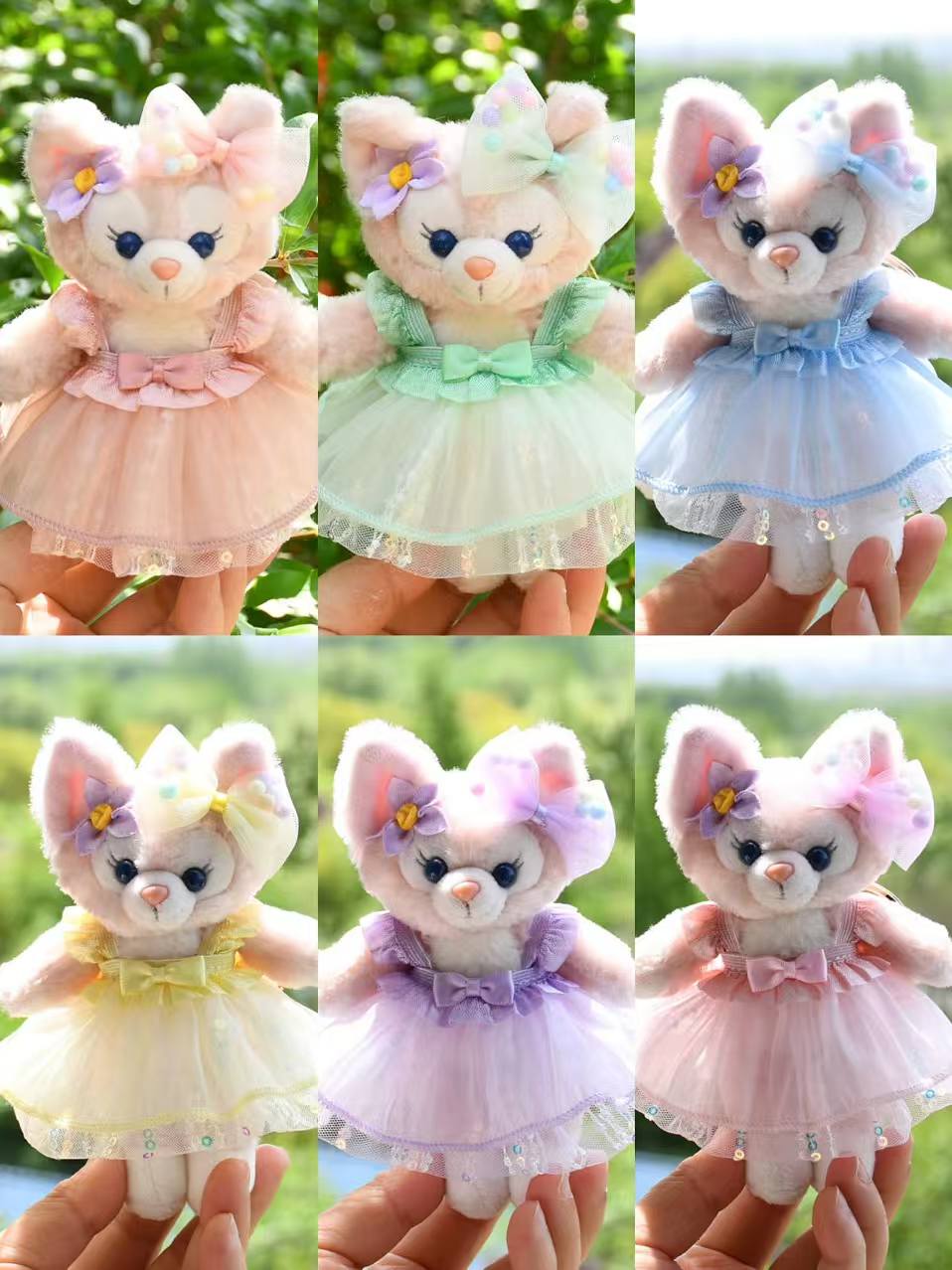 リーナベル ぬいぐるみチャーム服ぬいぐるみ用服 洋服/ズボン/靴/ネクタイ/帽子/スーツ ぬいぐるみ 服 ぬいぐるみ 服セットぬいぐるみ用服 着せ替え ミニ洋服 可愛い コスチューム 人形の服 ドール服 レースワンピース リボン スカートお洋服 かわいい おしゃれ