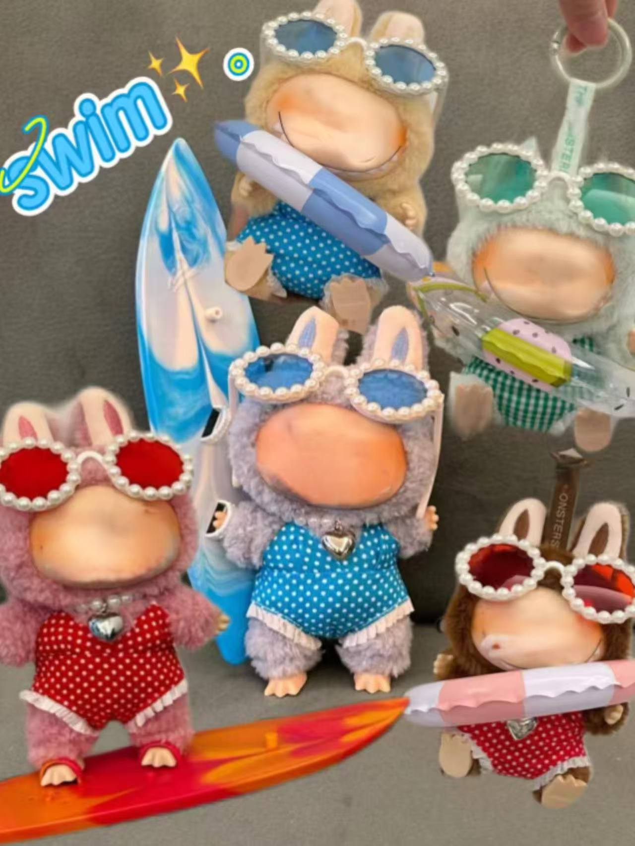 THE MONSTERS Exciting Macaron �̤���������� LABUBU ��֥� �ޥ���������/���ܥ�/��/�ͥ�����/˹��/������ �̤������ ...