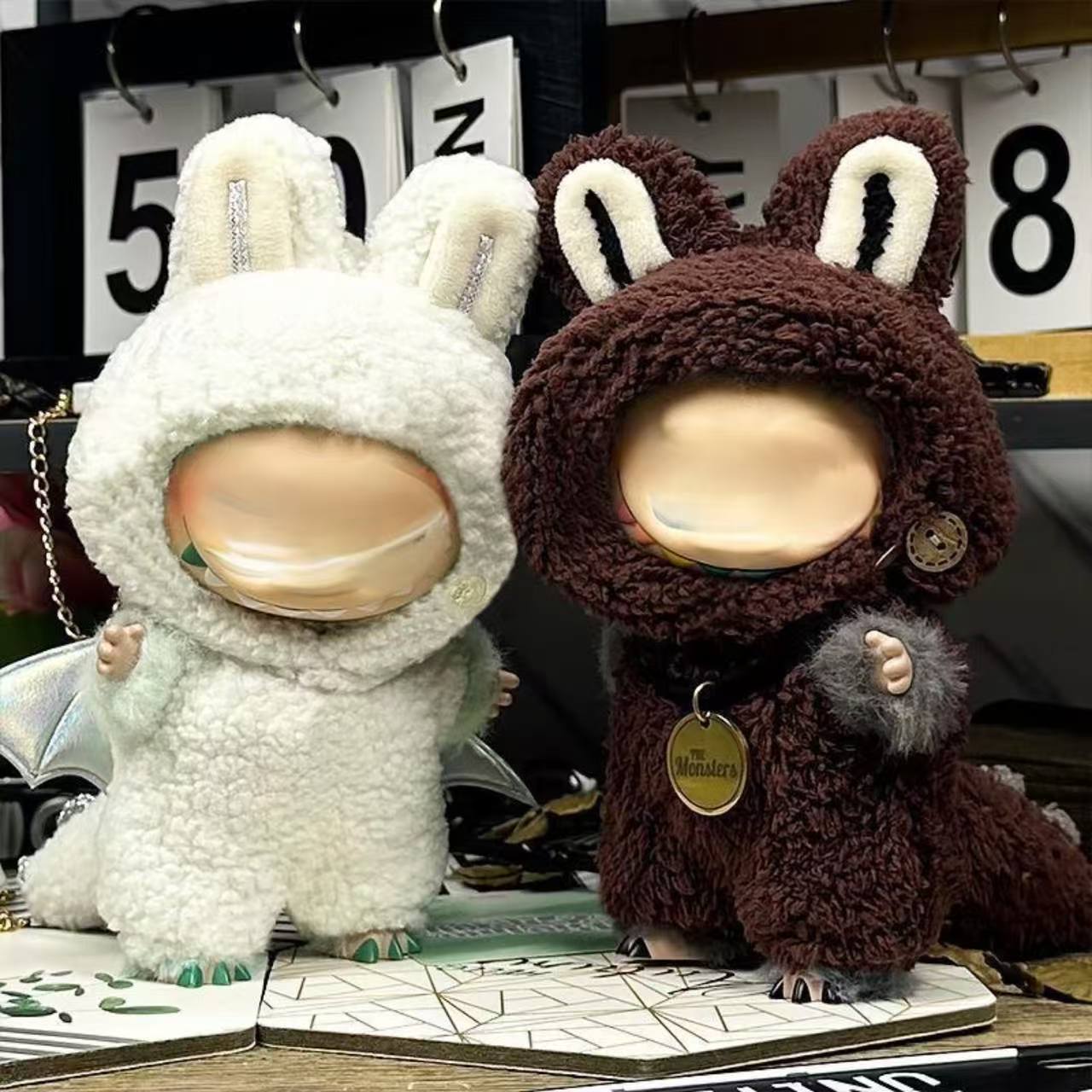 THE MONSTERS Exciting Macaron �̤���������� LABUBU ��֥� �ޥ���������/���ܥ�/��/�ͥ�����/˹��/������ �̤������ ...