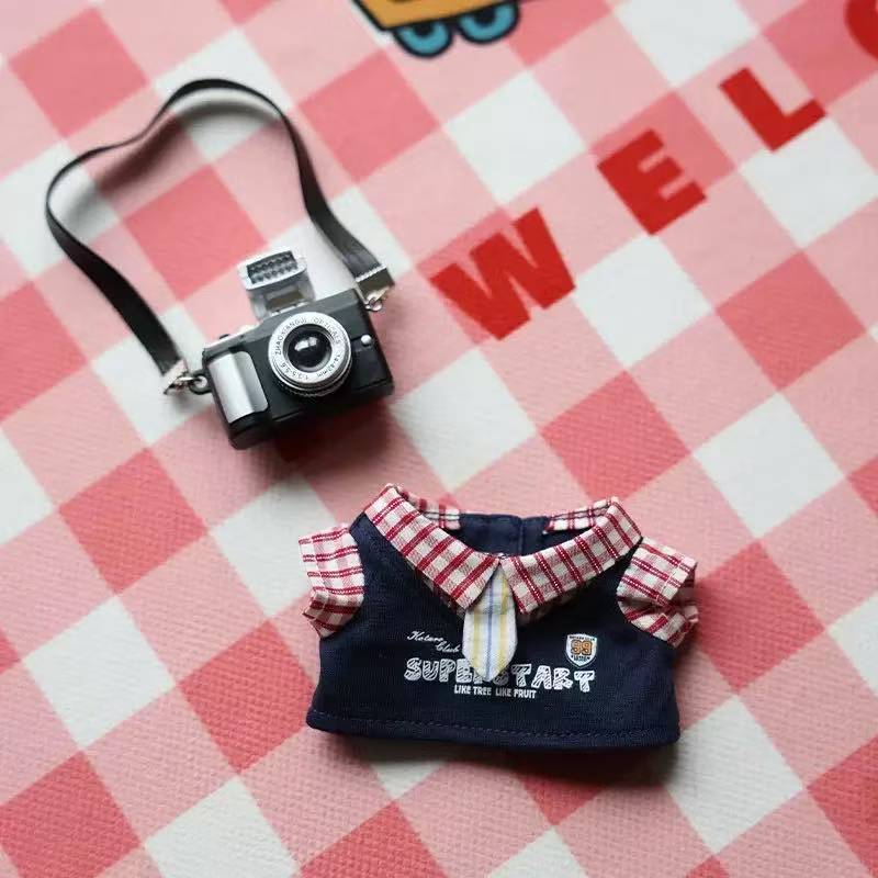 THE MONSTERS Exciting Macaron ぬいぐるみ用服 LABUBU ラブブ マカロン洋服/ズボン/靴/ネクタイ/帽子/スーツ ぬいぐるみ 服 17cm ぬいぐるみ 服セット