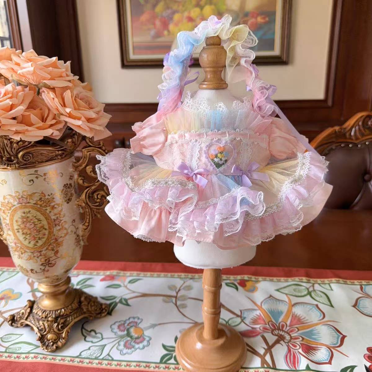 THE MONSTERS Exciting Macaron ぬいぐるみ用服 LABUBU ラブブ マカロン洋服/ズボ...