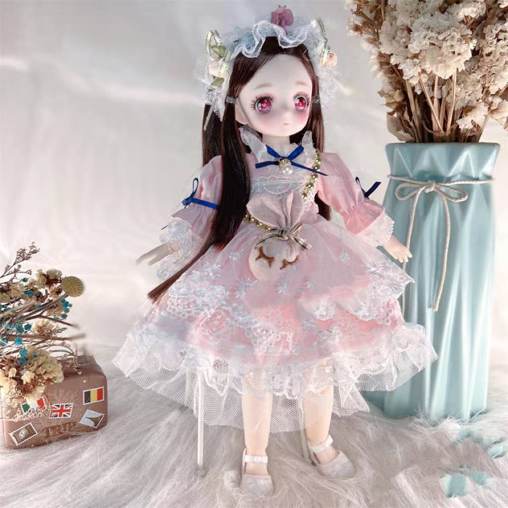 bjd �ͷ�����30cm �ͷ��� �ɡ����� 1/6 30cm bjd �ͷ� �� ��ʪ ���� ���� �夻 �ؤ� �������塼�� �ɥ쥹 �ѥ�� ���顼 �̤����� £...