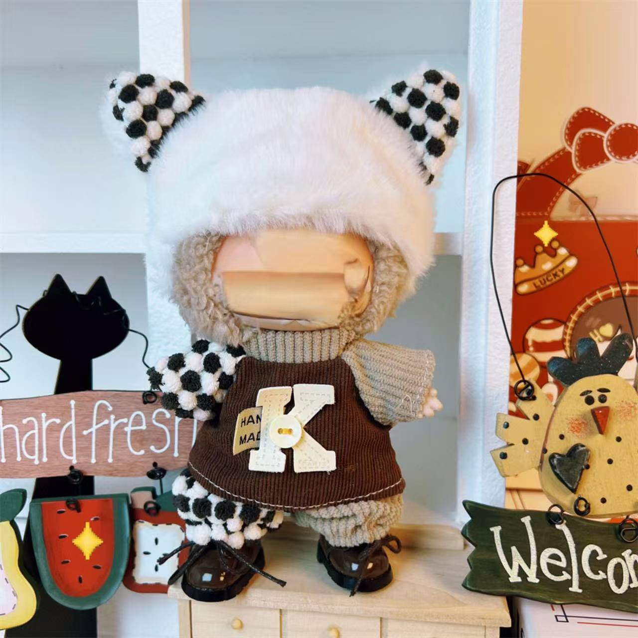 THE MONSTERS Exciting Macaron �̤���������� LABUBU ��֥� �ޥ���������/���ܥ�/��/�ͥ�����/˹��/������ �̤������ ...