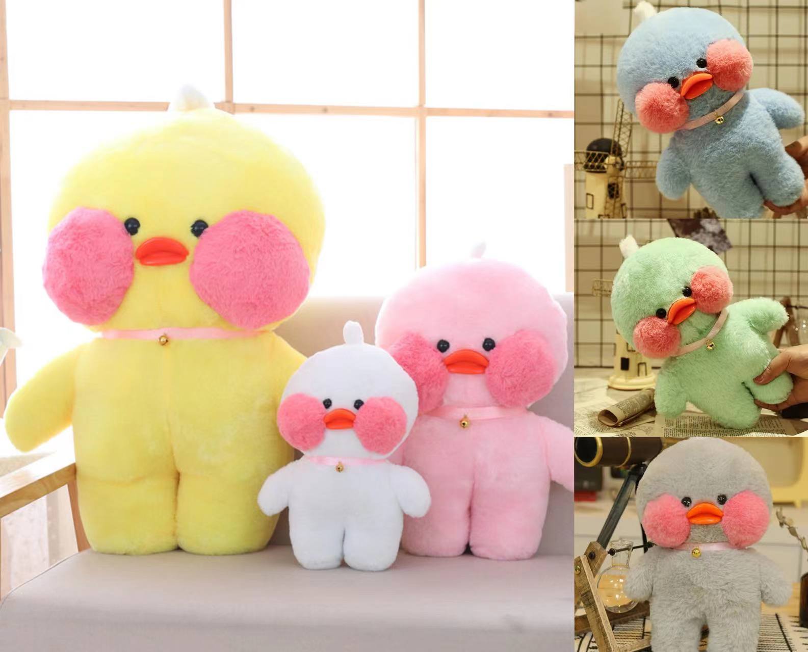 韓国大人気 脂肪ちゃん ヒアルロン酸アヒル 寝ぬいぐるみ パンパント オルチャン ぬいぐるみ可愛い