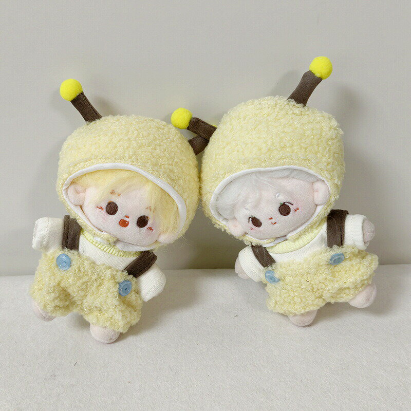 乐天商城 - 10cmぬいぐるみ用 コスチュームセット ポリエステル ミニ洋服 カラフル シンプル ファスナー付き 韓国ファッション アイドル衣装 おしゃれ 通販 送料無料