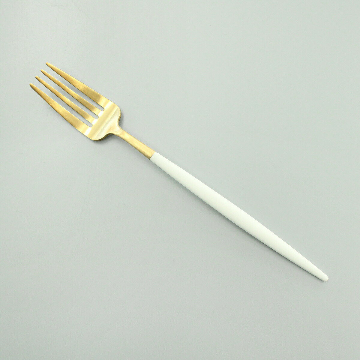 Rakuten - 【白/金】 クチポール ゴア GOA ホワイト／ゴールド テーブルフォーク 210mm GO04WGB カトラリー Cutipol 【メール便OK】【ラッピング不可】