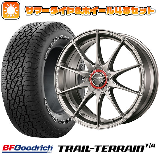 【取付対象】225/60R18 夏タイヤ ホイール4本セット BFグッドリッチ トレールテレーンT/A ORBL (5/114車用) OZ フォーミュラHLT 18インチ【送料無料】