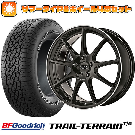 【取付対象】225/60R17 夏タイヤ ホイール4本セット BFグッドリッチ トレールテレーンT/A ORBL (5/114車用) OZ ヴェローチェGT 17インチ【送料無料】