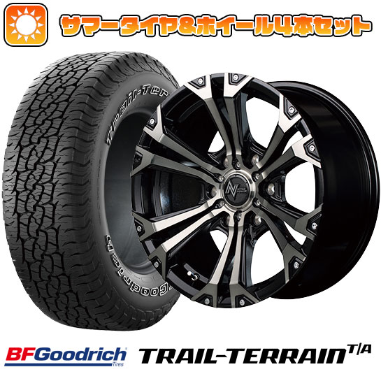 【取付対象】265/60R18 夏タイヤ ホイール4本セット プラド BFグッドリッチ トレールテレーンT/A ORWL MID ナイトロパワー ジャベリン 18インチ【送料無料】