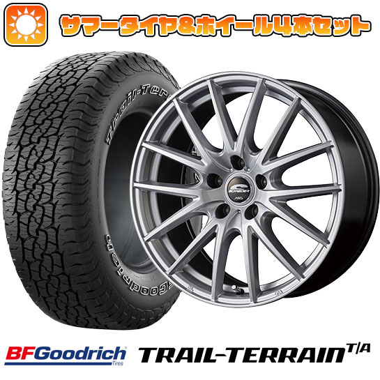 【取付対象】225/60R17 夏タイヤ ホイール4本セット BFグッドリッチ トレールテレーンT/A ORBL (5/114車用) MID シュナイダー SQ27 17インチ【送料無料】