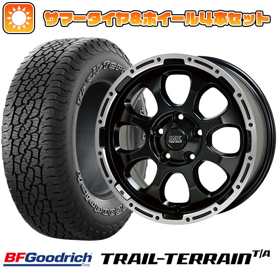 【取付対象】225/65R17 夏タイヤ ホイール4本セット (5/114車用) BFグッドリッチ トレールテレーンT/A ORWL ホットスタッフ マッドクロス グレイス 17インチ【送料無料】