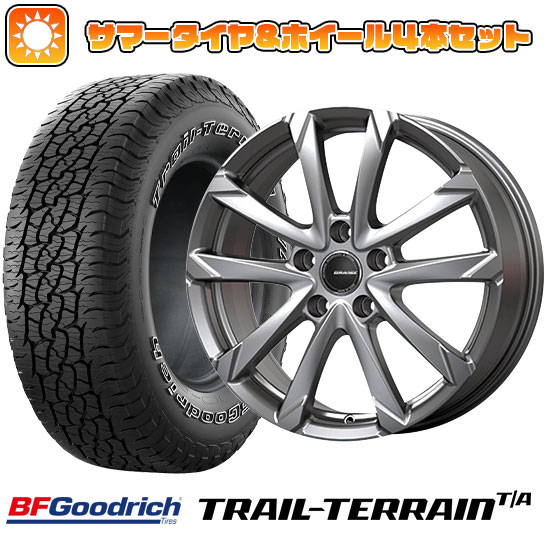 【取付対象】225/60R18 夏タイヤ ホイール4本セット (5/114車用) BFグッドリッチ トレールテレーンT/A ORBL コーセイ クレイシズ GC36F 18インチ【送料無料】