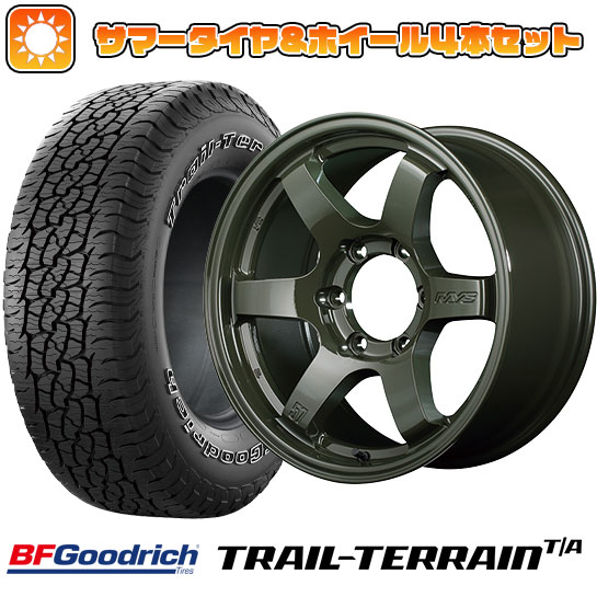 【取付対象】285/60R18 夏タイヤ ホイール4本セット (6/139車用) BFグッドリッチ トレールテレーンT/A ORBL レイズ グラムライツ 57DR-X Limited Edition 18インチ【送料無料】