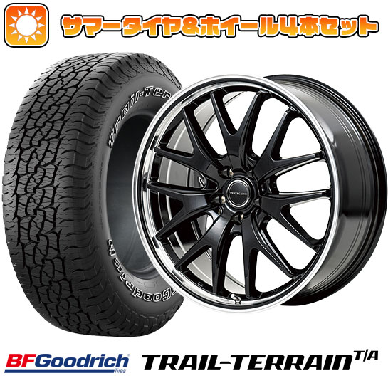 【取付対象】225/60R18 夏タイヤ ホイール4本セット (5/114車用) BFグッドリッチ トレールテレーンT/A ORBL MID ヴァーテックワン エグゼ7 18インチ【送料無料】