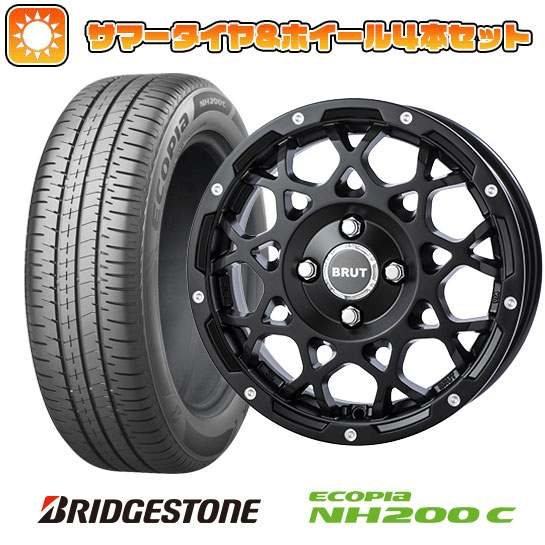 ڼоݡ155/65R14 ƥ ۥ4ܥå ڼưѡN-BOX  ڡ BRIDGESTONE ԥ NH200 C ȥ饤 BRUT BR-55 14̵