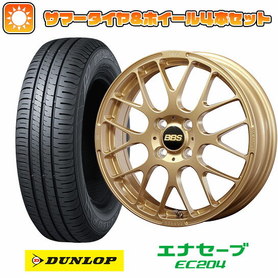 【取付対象】165/60R15 夏タイヤ ホイール4本セット 軽自動車用（ハスラー） デリカミニ(4WD) DUNLOP エナセーブ EC204 BBS JAPAN RP 15インチ【送料無料】