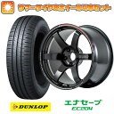 225/50R18 夏タイヤ ホイール4本セット (5/114車用) DUNLOP エナセーブ EC204 レイズ ボルクレーシング TE37 サーガ S-plus TIME ATTACK 18インチ