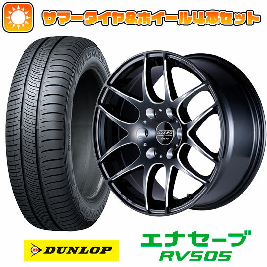 ハイエース200系 夏タイヤ ホイール4本セット 225/50R18 ダンロップ エナセーブ RV505 エムテクノ M.T.S.JAPAN アドバンス キャステッド 18インチ(送料無料)