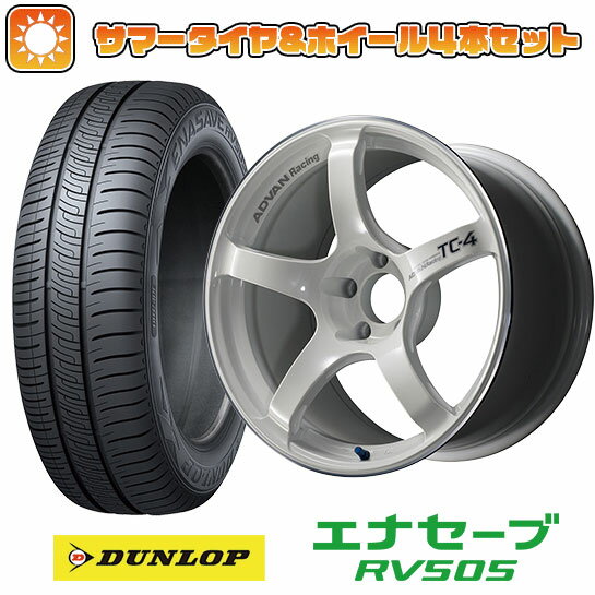 ytΏہz215/55R17 ă^C zC[4{Zbg DUNLOP GiZ[u RV505 (5/114ԗp) YOKOHAMA Aho[VO TC4 17C`yz