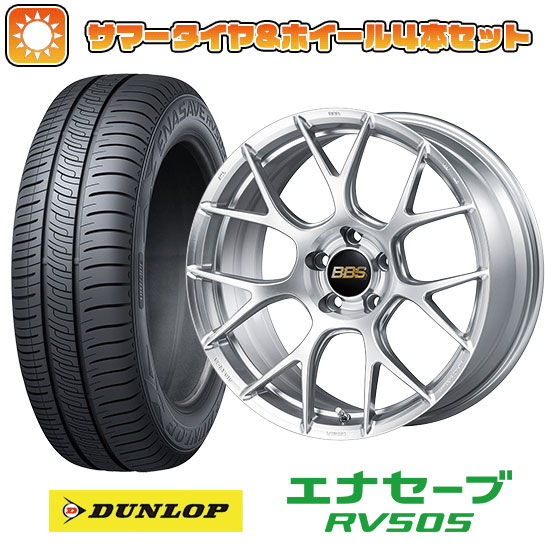 245/40R19 夏タイヤ ホイール4本セット DUNLOP エナセーブ RV505 (5/114車用) BBS JAPAN RE-V7 19インチ(送料無料)