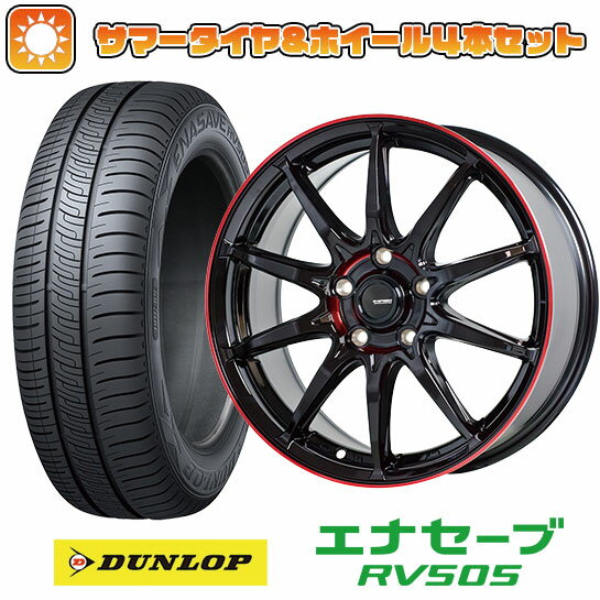 【取付対象】215/60R16 夏タイヤ ホイール4本セット DUNLOP エナセーブ RV505 (5/114車用) HOT STUFF ジースピード P-05R 16インチ【送料無料】