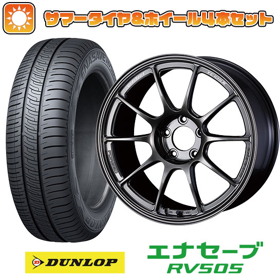 ytΏہz205/50R17 ă^C zC[4{Zbg DUNLOP GiZ[u RV505 (5/100ԗp) WEDS EFbYX|[c TC-105X tH[Wh 17C`yz