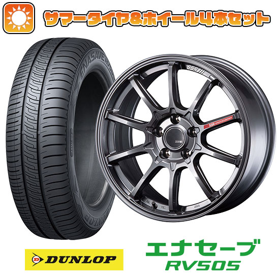 215/50R17 夏タイヤ ホイール4本セット (5/114車用) DUNLOP エナセーブ RV505 SSR GTV05 17インチ