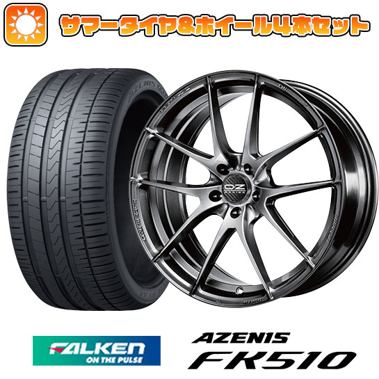 【取付対象】215/35R19 夏タイヤ ホイール4本セット FALKEN アゼニス FK510 (5/100車用) OZ レッジェーラHLT 19インチ【送料無料】
