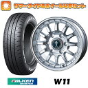 【取付対象】195/80R15 夏タイヤ ホイール4本セット キャラバン FALKEN W11 107/105N インターミラノ クロスフィールド アルファ 15インチ【送料無料】