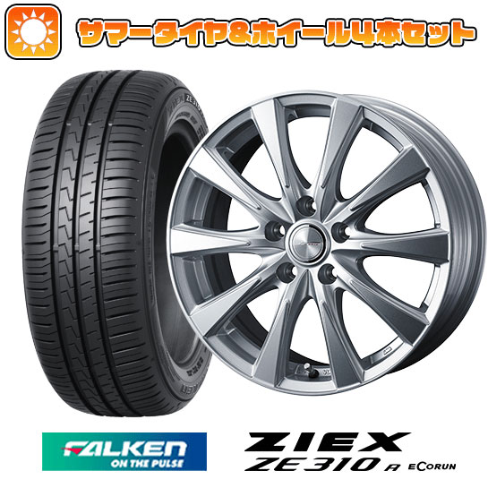 【取付対象】215/50R17 夏タイヤ ホイール4本セット FALKEN ジークス ZE310R エコラン（限定） (5/114車用) WEDS ジョーカー スピリッツ 17インチ【送料無料】