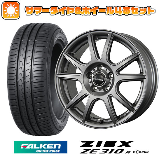 【取付対象】215/50R17 夏タイヤ ホイール4本セット FALKEN ジークス ZE310R エコラン（限定） (5/114車用) TOPY シビラ NEXT PX 17インチ【送料無料】