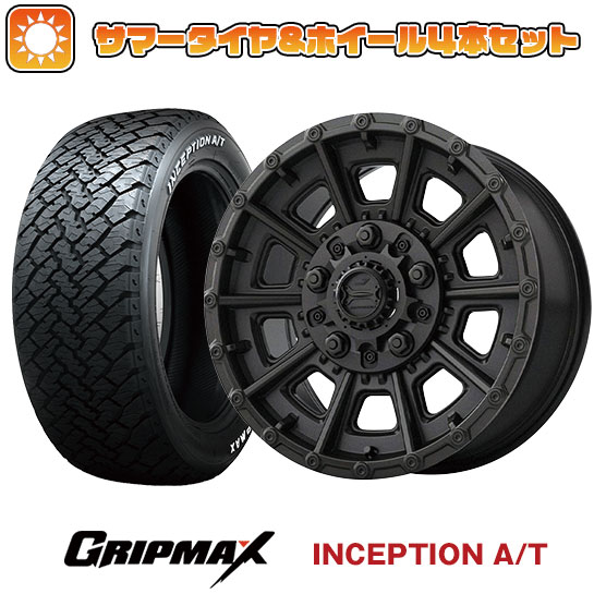 【取付対象】225/65R17 夏タイヤ ホイール4本セット (5/114車用) GRIPMAX インセプション A/T RWL(限定) TUS JAPAN ジェップセン バレルゾーン M017 17インチ【送料無料】