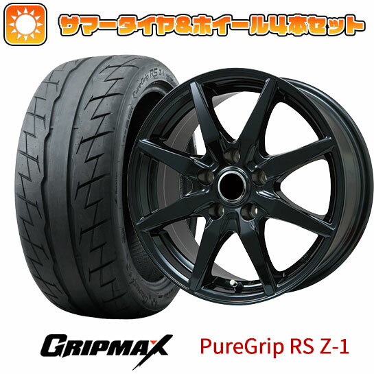 【取付対象】215/45R17 夏タイヤ ホイール4本セット (5/114車用) GRIPMAX ピュアグリップ RS Z-1(限定) ブランドル CJ28B 17インチ【送料無料】