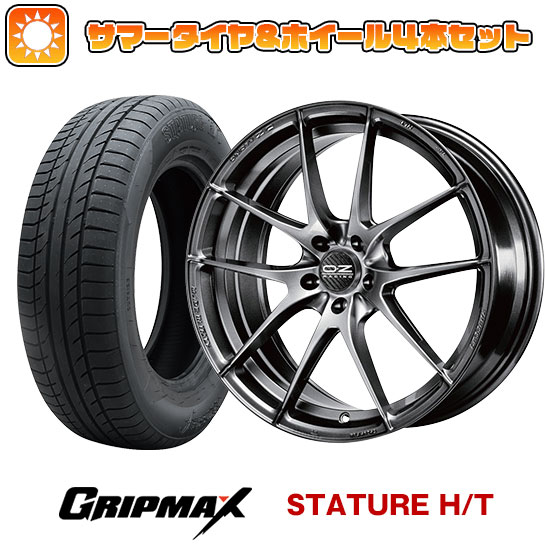 【取付対象】225/55R19 夏タイヤ ホイール4本セット GRIPMAX スタチャー H/T BSW（限定） (5/114車用) OZ レッジェーラHLT 19インチ【送料無料】
