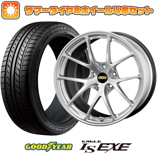 215/45R18 夏タイヤ ホイール4本セット (5/114車用) GOODYEAR イーグル エルエス エグゼ(限定) BBS JAPAN RI-A 18インチ