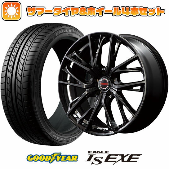 【取付対象】225/45R18 夏タイヤ ホイール4本セット GOODYEAR EAGLE LS EXE(限定) (5/114車用) MID ヴァーテックワン グレイブ 18インチ【送料無料】