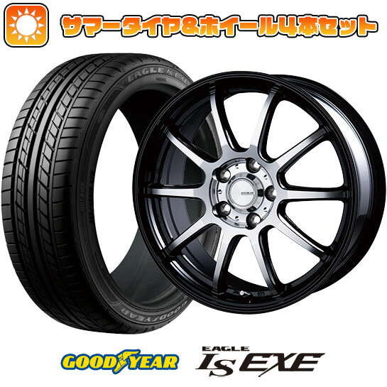 215/50R17 夏タイヤ ホイール4本セット (5/114車用) GOODYEAR イーグル エルエス エグゼ(限定) インターミラノ インフィニティ F10 17インチ