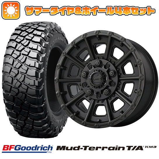 【取付対象】245/65R17 夏タイヤ ホイール4本セット (5/114車用) BFグッドリッチ マッドテレーンT/A KM3 TUS JAPAN ジェップセン バレルゾーン M017 17インチ【送料無料】