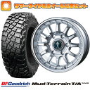 【取付対象】265/70R17 夏タイヤ ホイール4本セット (6/139車用) BFグッドリッチ マッドテレーンT/A KM3 インターミラノ クロスフィールド アルファ 17インチ【送料無料】