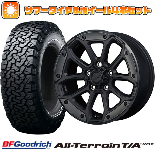 【取付対象】235/70R16 夏タイヤ ホイール4本セット BFグッドリッチ オールテレーンT/A KO2 RWL/RBL (5/114車用) TUS JAPAN JEPPESEN MJCR 216 16インチ【送料無料】
