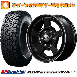 【取付対象】215/75R15 夏タイヤ ホイール4本セット ジムニーシエラ BFグッドリッチ オールテレーンT/A KO2 RBL MID ガルシア シカゴ5 15インチ【送料無料】