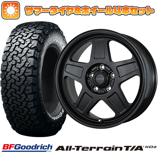 215/70R16 夏タイヤ ホイール4本セット BFグッドリッチ オールテレーンT/A KO2 RWL/RBL (5/114車用) トピー ランドフット GWD 16インチ