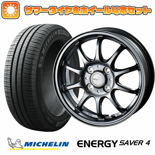 【取付対象】 155/65R14 夏タイヤ ホイール4本セット MICHELIN エナジー セイバー4 (軽自動車用) ビッグウエイ BWスポーツ ZT10 14インチ【送料無料】