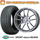 225/50R17 夏タイヤ ホイール4本セット (5/114車用) MILEVER スポーツマクロ MA349（限定） エンケイ PF01 17インチ