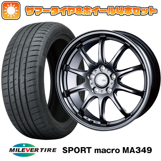 【取付対象】215/55R17 夏タイヤ ホイール4本セット (5/114車用) MILEVER ス ...