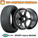 235/45R18 夏タイヤ ホイール4本セット (5/114車用) MILEVER スポーツマクロ MA349（限定） レイズ ボルクレーシング TE37 サーガ S-plus TIME ATTACK 18インチ