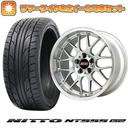 215/35R18 夏タイヤ ホイール4本セット (5/114車用) NITTO NT555 G2 BBS JAPAN RS-GT 18インチ