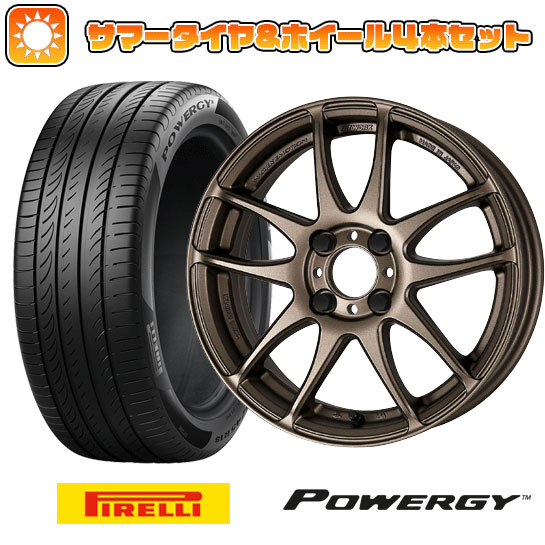 【取付対象】215/60R17 夏タイヤ ホイール4本セット PIRELLI パワジー (5/114車用) WORK エモーション CR kiwami 17インチ【送料無料】