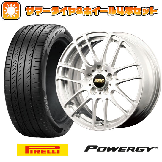 【取付対象】205/65R16 夏タイヤ ホイール4本セット PIRELLI パワジー (5/114車用) BBS JAPAN RE-L2 16インチ【送料無料】